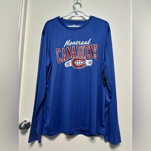 BNWT NHL MONTREAL CANADIENS LONG SLEEVE TOP